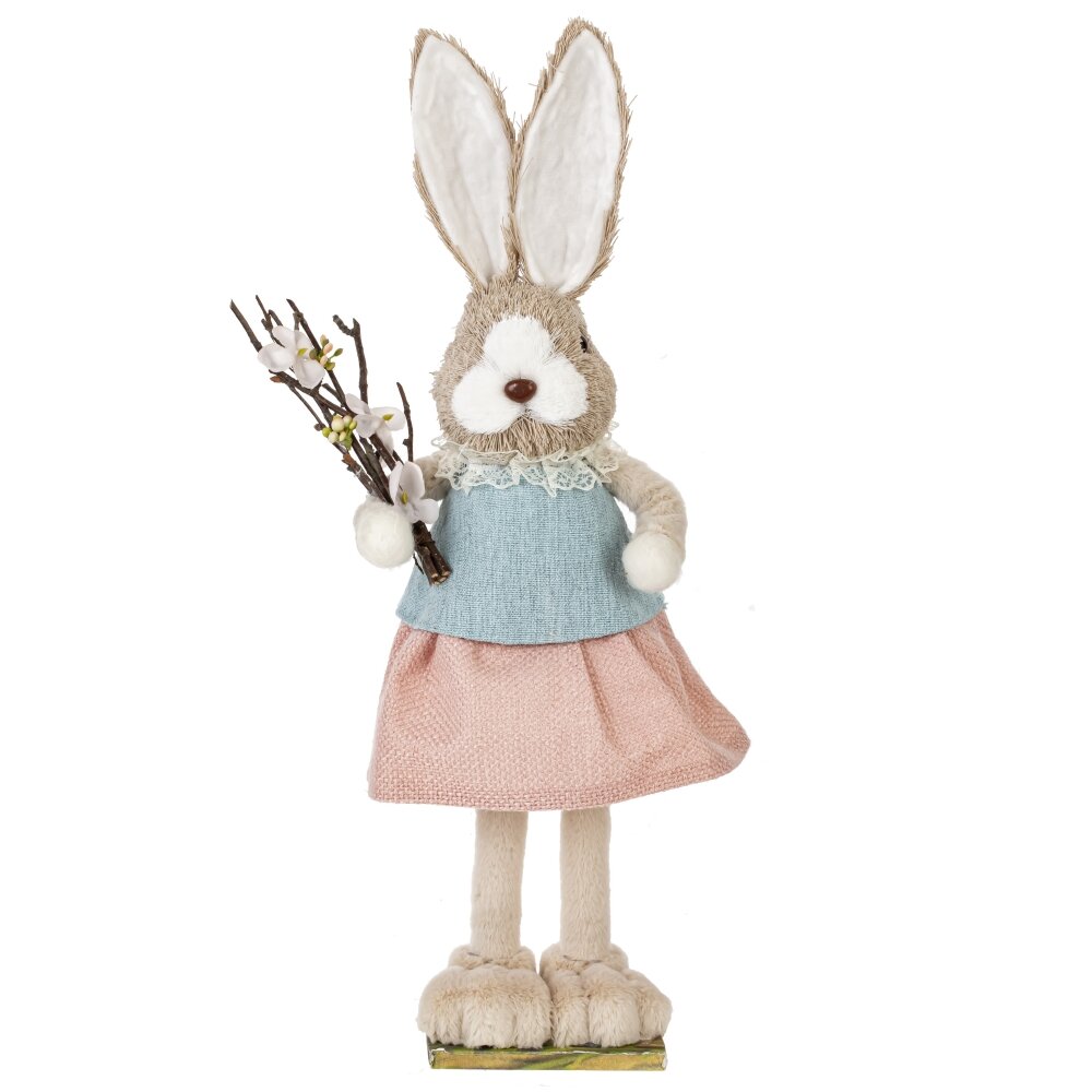 Фигурка декоративная Зайка 11х10х45см арт.815150 по цене 