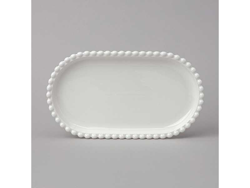 Блюдо овальное Лефард Жемчужина 25х14,5х2,5см, фарфор арт.761-105 по цене 