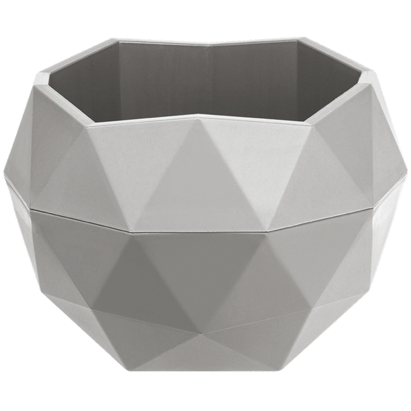 Кашпо Топаз 0,45л Серый жемчуг арт.КШ-9641 по цене 