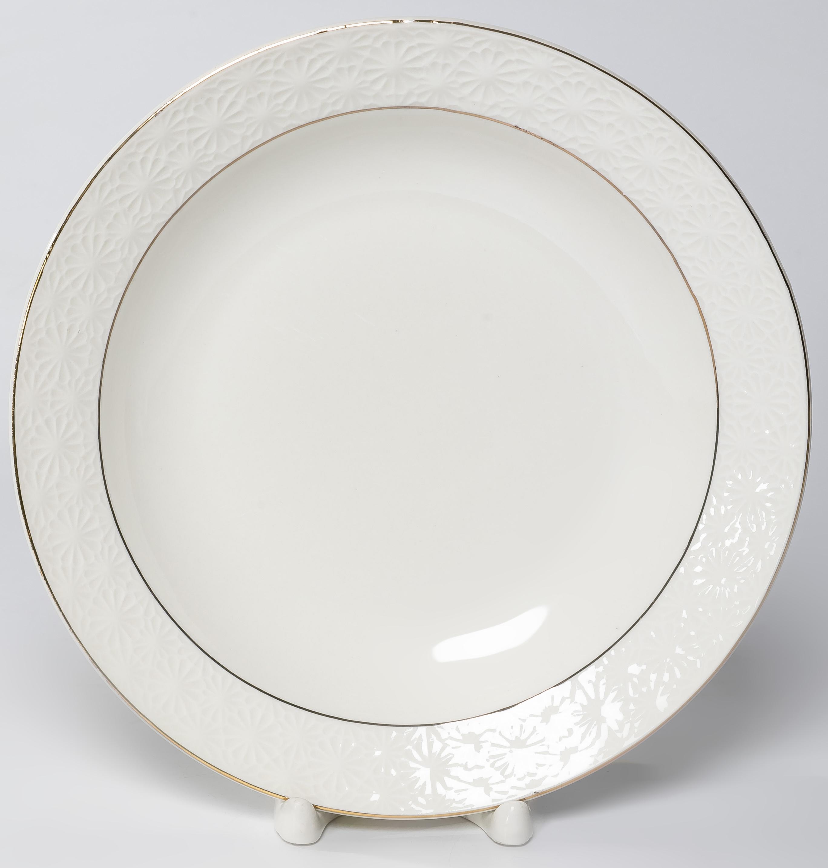 Тарелка глубокая Грация Нежность 22см 300мл, фарфор арт.179-01034 по цене 