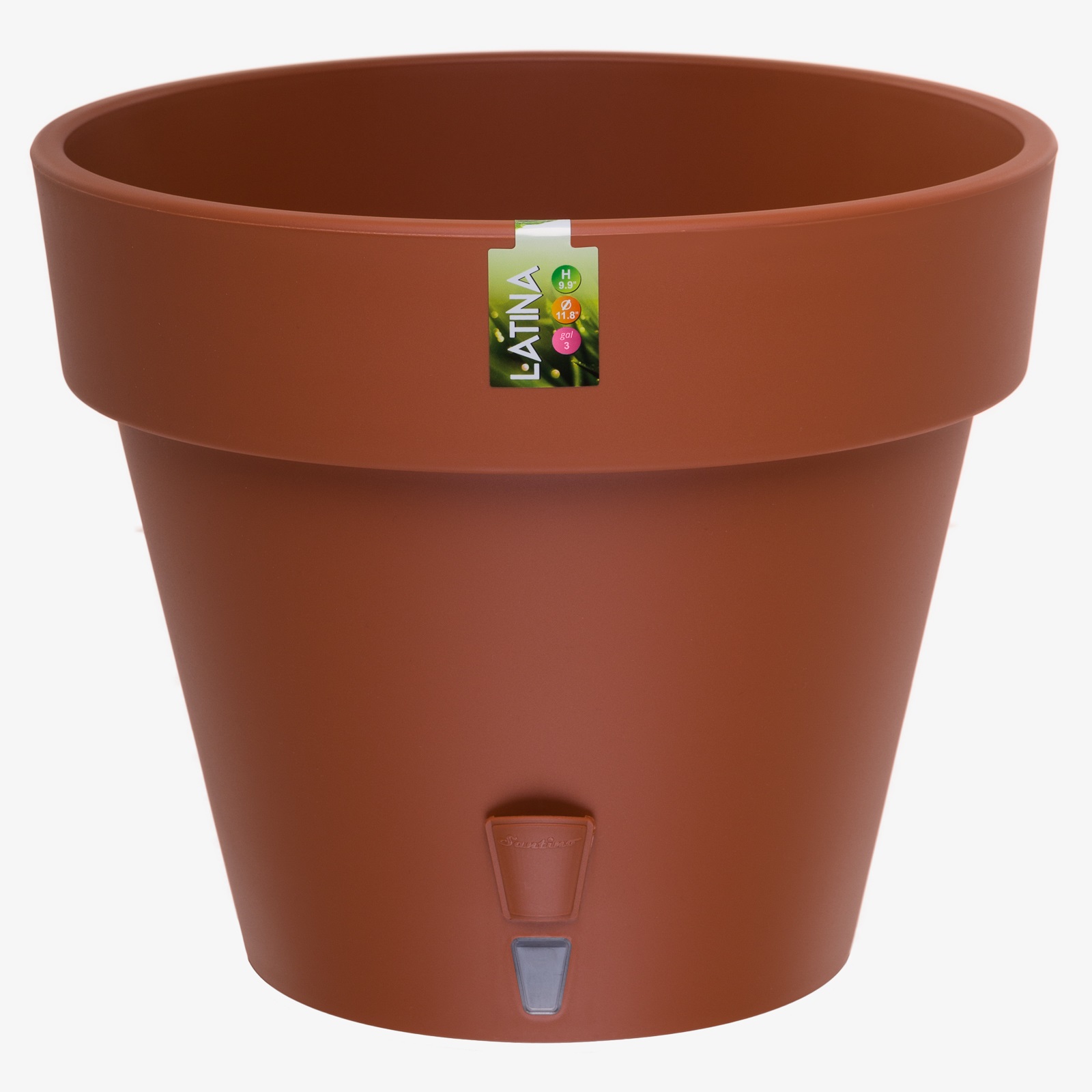 Горшок Латина 9,1л без дренажного картриджа Терракот по цене 