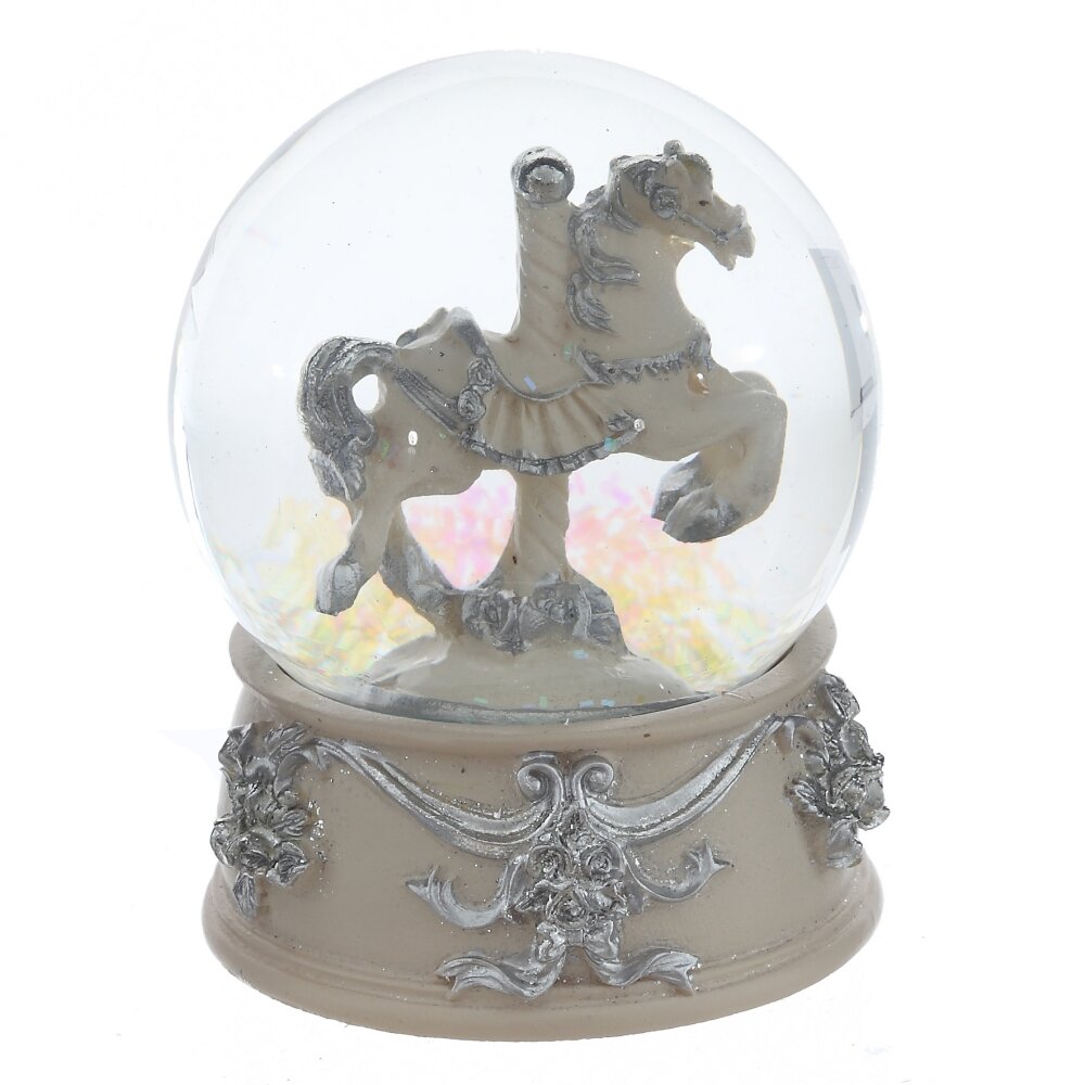 Фигурка в стекл шаре Лошадка 7х7х9см арт.821042 по цене 