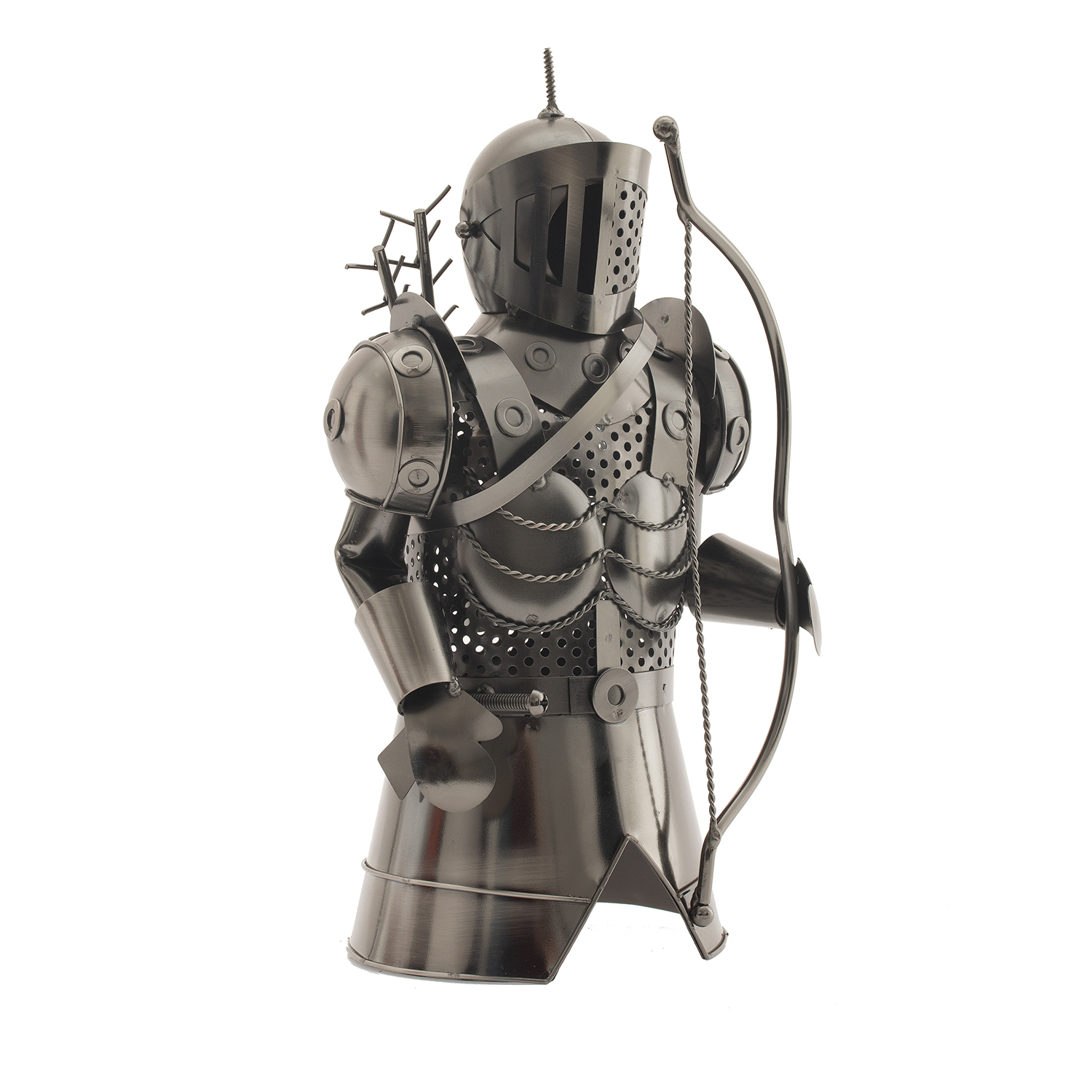 Подставка для бутылки Рыцарь 16х13x30см, металл арт.756216 по цене 