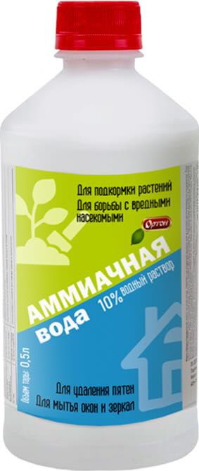 Удобрение жидкое Аммиачная вода  минеральное 500 мл, Ортон по цене 