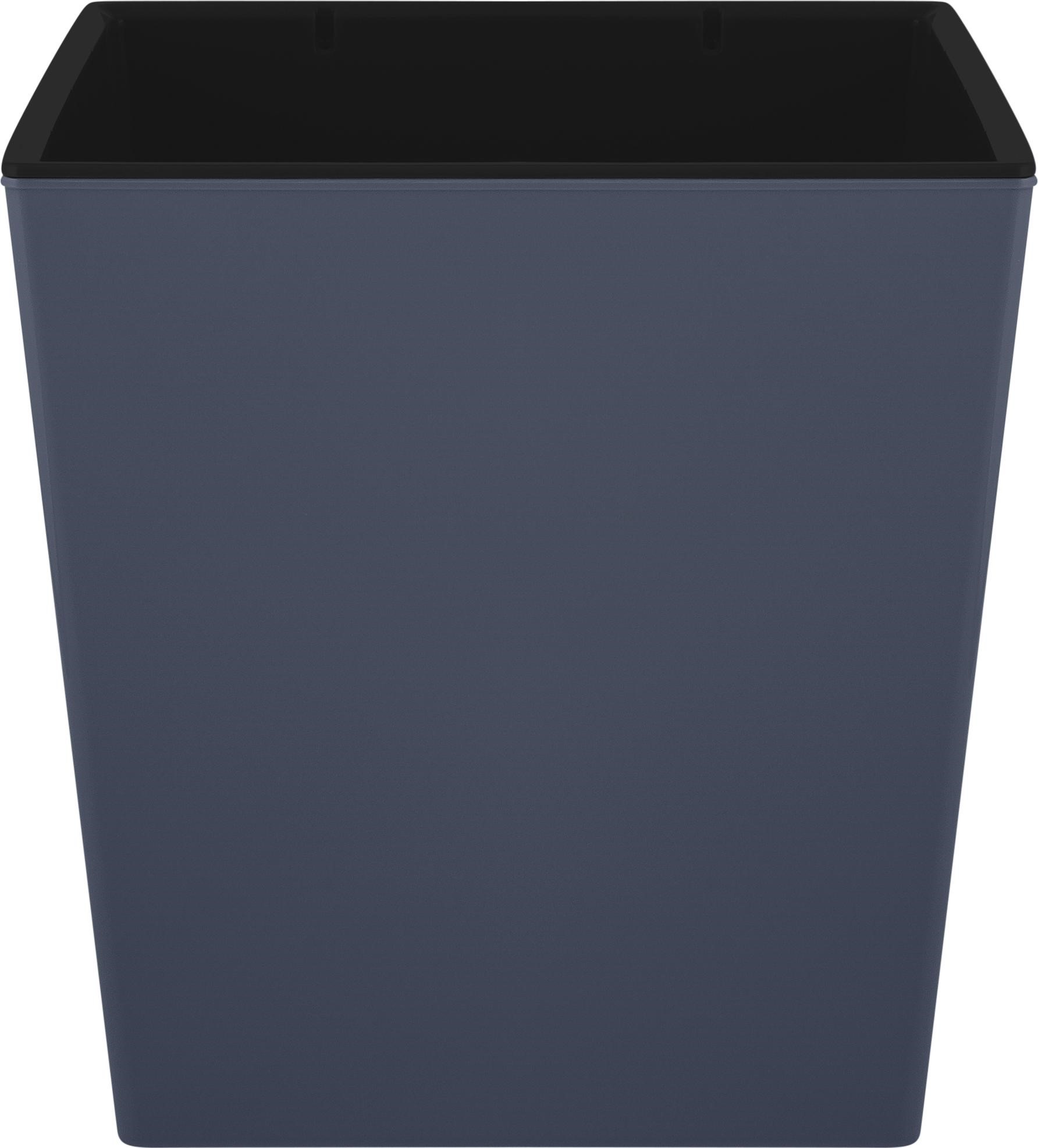 Кашпо ИнГринлондон Куб 17,7х17,7см 4,2л c дренажной вставкой, серый по цене 