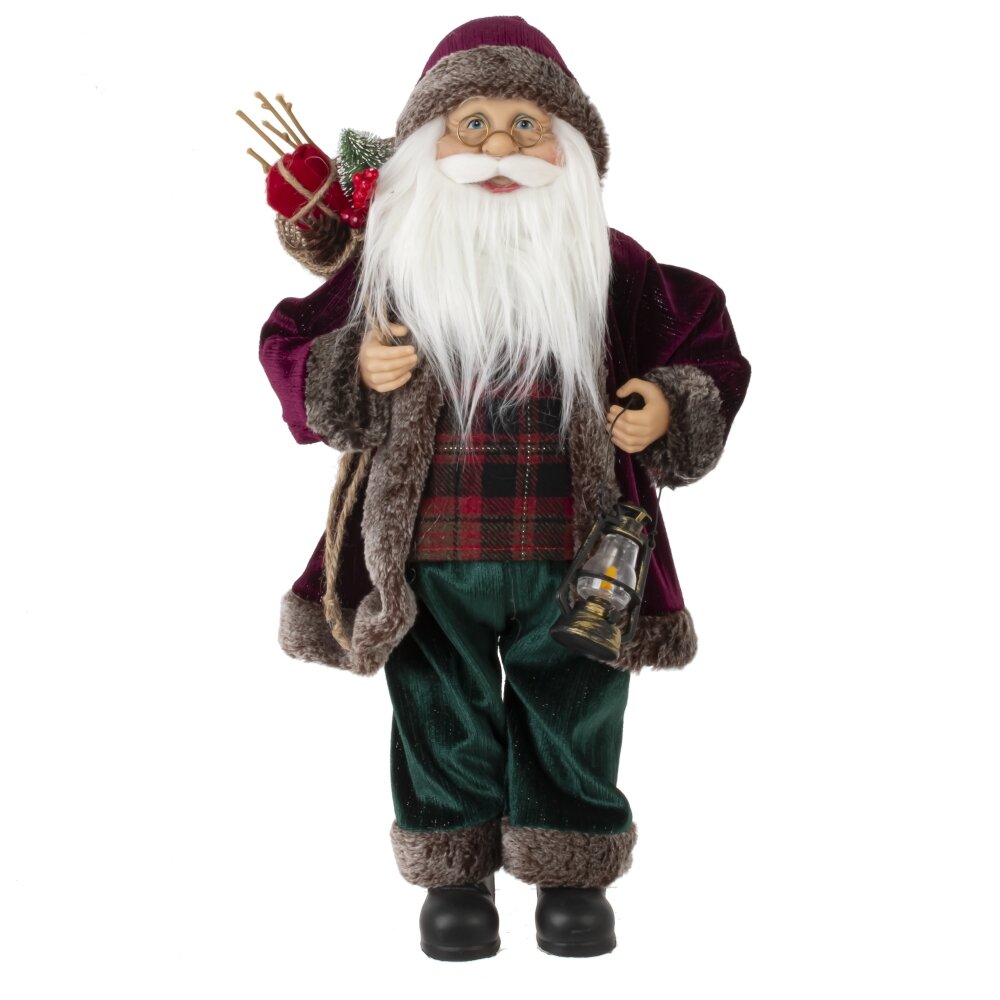 Фигурка декоративная Дед Мороз 20х14х44см арт.822837 по цене 