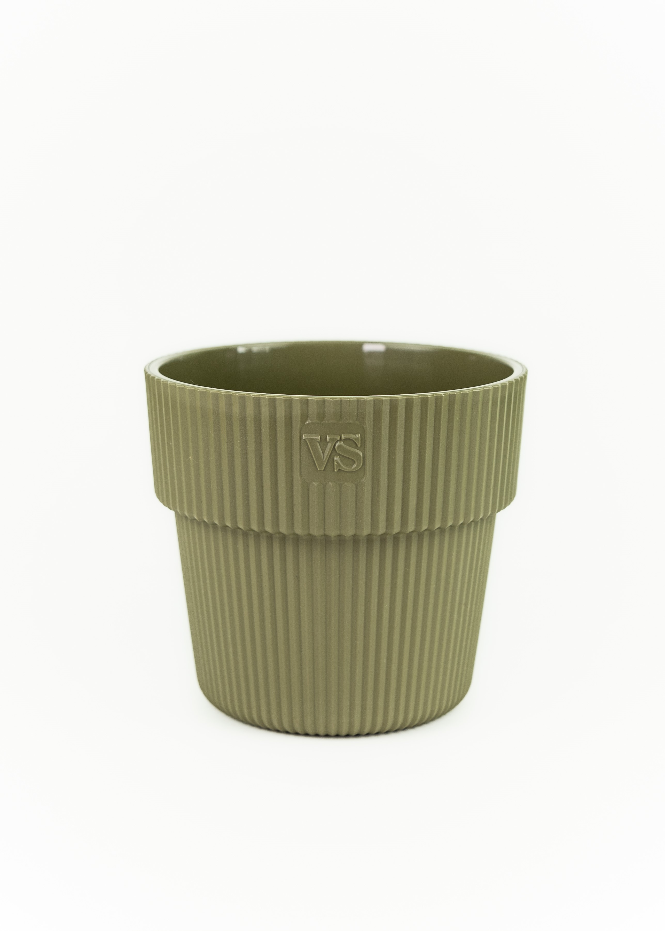 Горшок с дренажной системой Алемар ВипСет 8,2л оливка, пластик по цене 