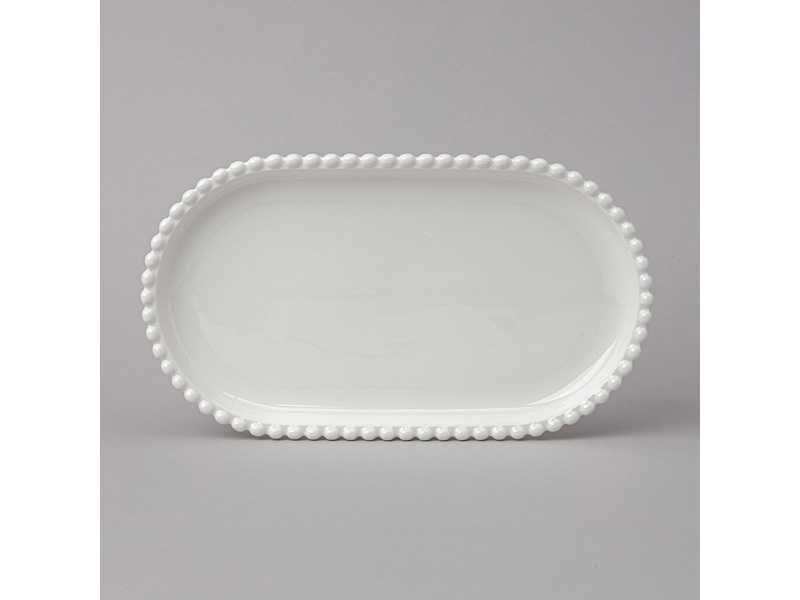 Блюдо овальное Лефард Жемчужина 31х17,5х3см, фарфор арт.761-106 по цене 