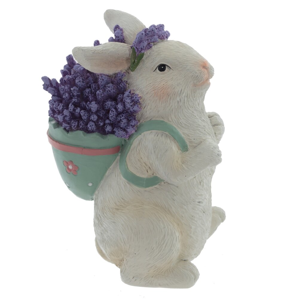 Фигурка декоративная Заяц 8,5х6,5х11,5см арт.816106 по цене 