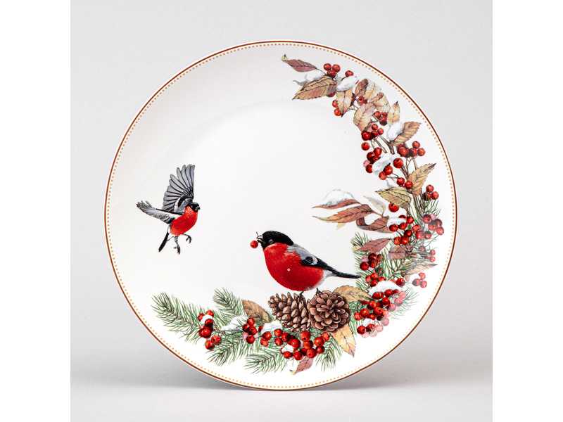 Тарелка закусочная Лефард Морозко 20,5см, фарфор арт.85-2055 по цене 