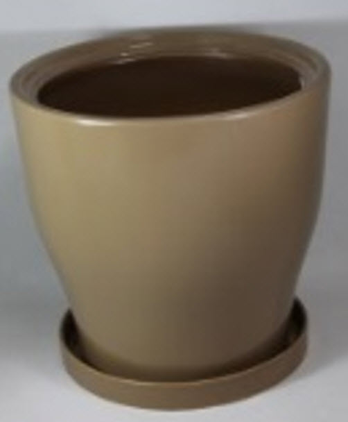 Горшок Крокус №2 16,5х11см 1,7л латте, керамика арт.10005544 по цене 