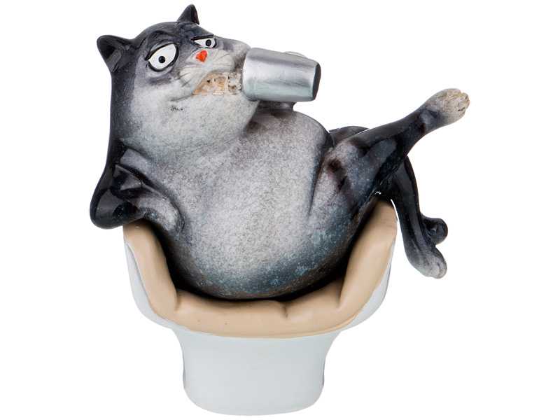 Фигурка Котофей в кресле 12х7х12,5см арт.146-1144 по цене 