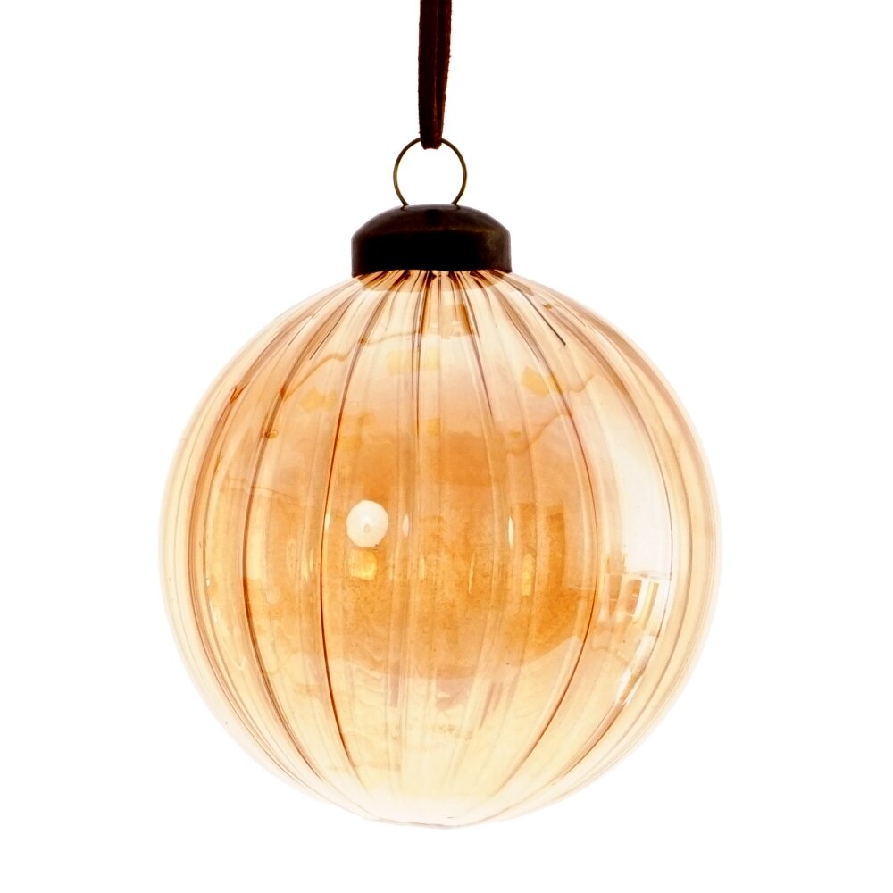 Украшение Шар 8х8х9,5см, стекло арт.805538 по цене 