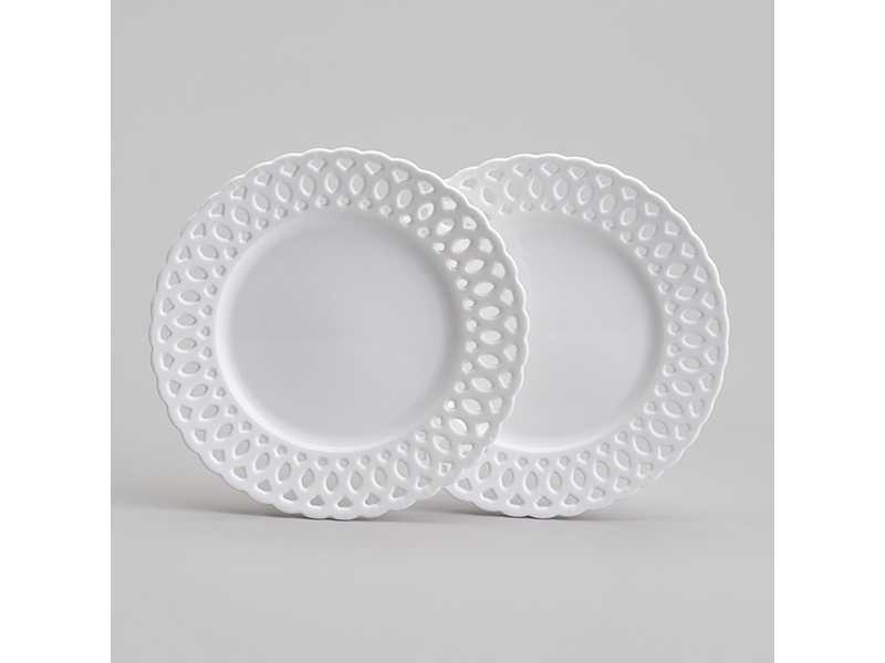 Набор тарелок закусочных Лефард Стиль 2шт 20см, фарфор арт.441-035 по цене 