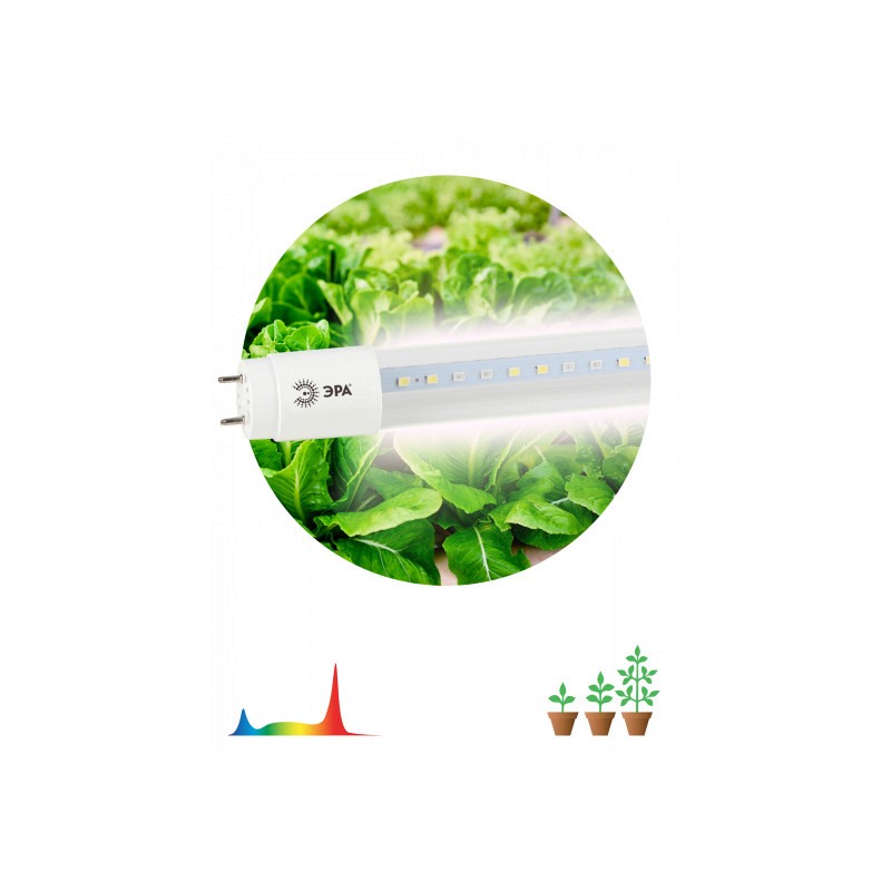 Фитолампа Эра светодиодная полного спектра 18Вт по цене 
