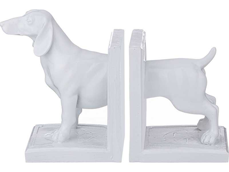 Подставка для книг Такса 25,5х9,5х15см, полистоун арт.162-1216 по цене 