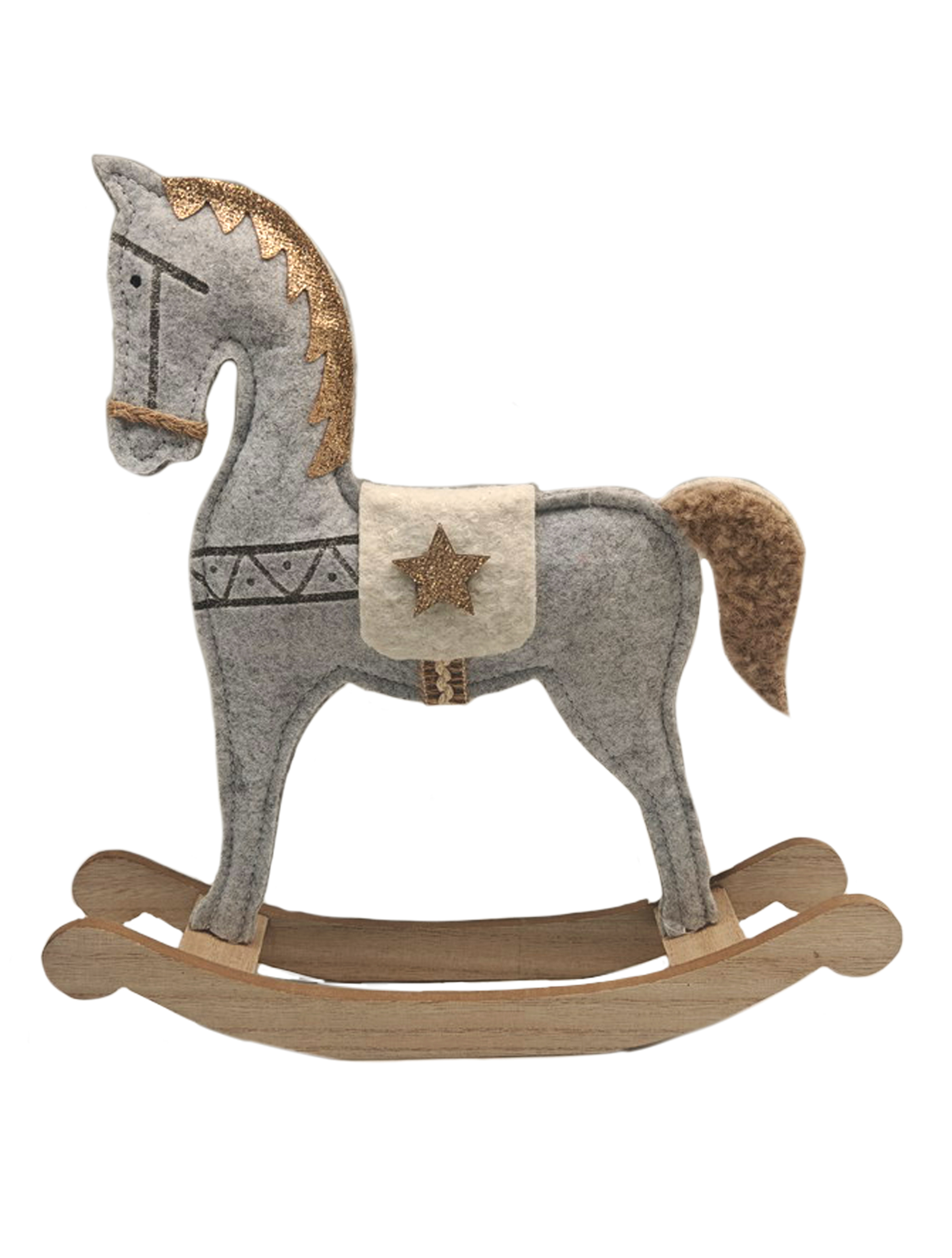 Фигурка Лошадка-качалка 30x29x5см, МДФ арт.94536 по цене 