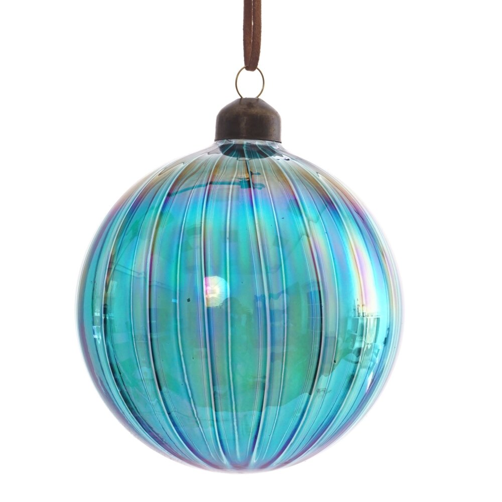 Украшение новогоднее Шар 10х10х13см, стекло арт.811830 по цене 