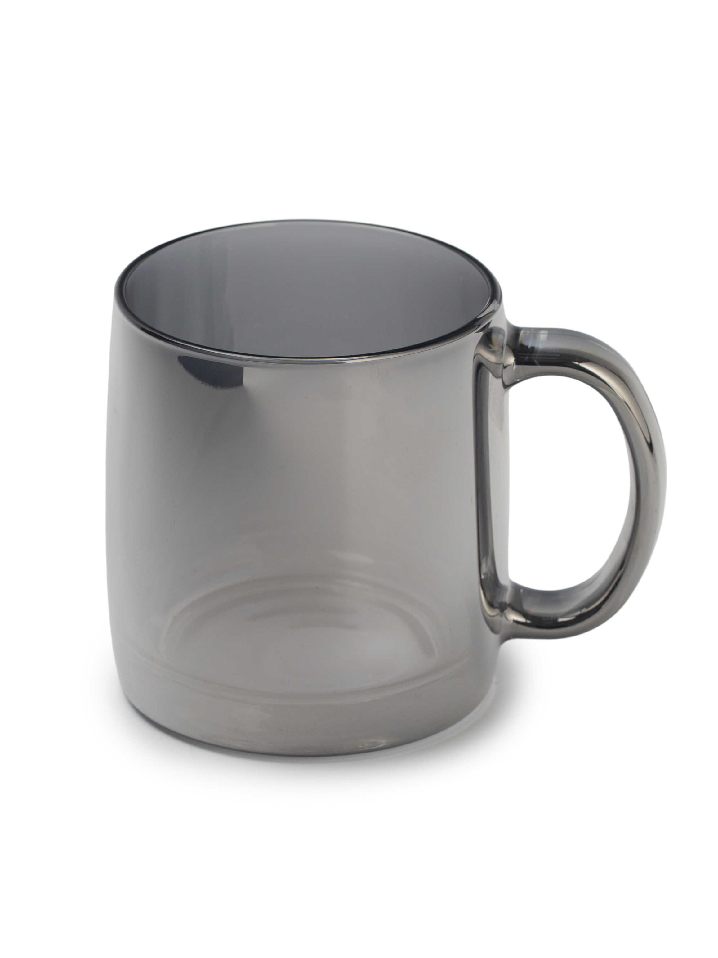 Кружка НОРДИК СИЯЮЩИЙ ГРАФИТ 380мл, стекло арт.P9322 по цене 