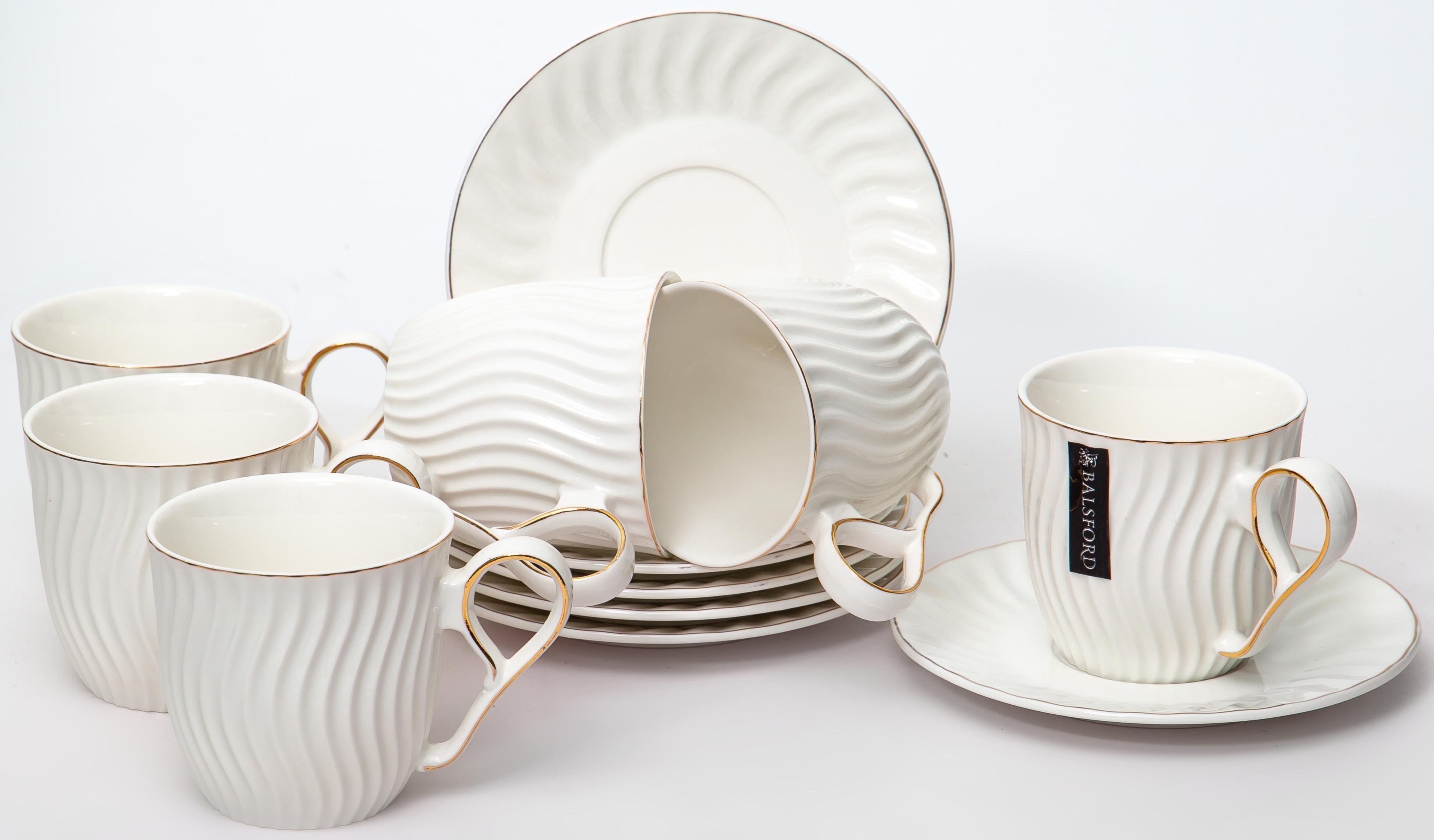 Набор чайный Фьюжн на 6пер. 12пр. 240мл, фарфор арт.101-01058 по цене 