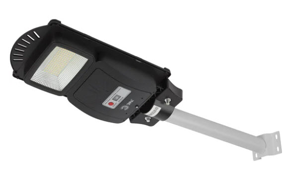 Консольный светильник на солнечной батарее, smd, с кронштейном, 20w, с датчиком движения, пду, 400lm по цене 