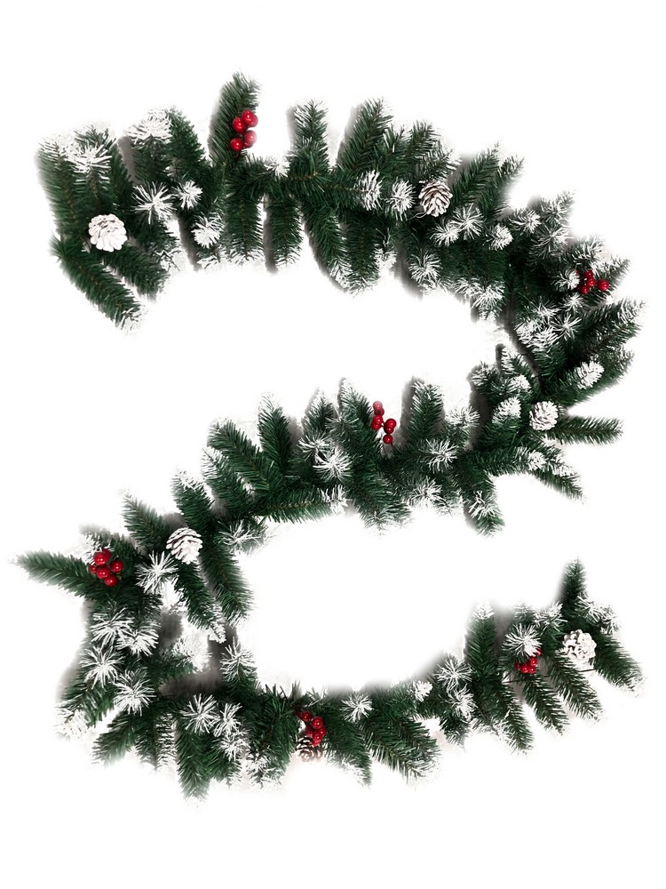 Гирлянда хвойная Нарядная 270х25см ПВХ арт.89148 по цене 