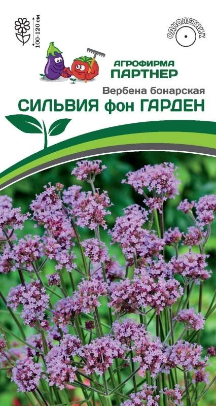 Семена Вербена Бонарская Сильвия Фон Гарден 10 шт.Партнер 