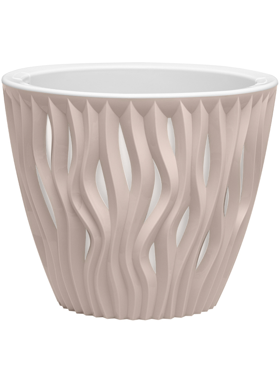 Кашпо Вдохновение 3л Пудровый арт.КШ-5424 по цене 
