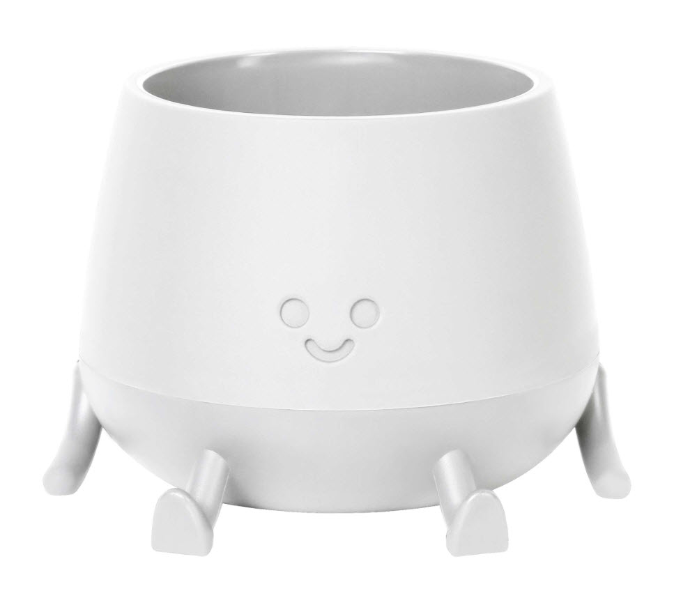 Кашпо Мистер Грин 0,6л белый, пластик арт.КШ-1842 по цене 