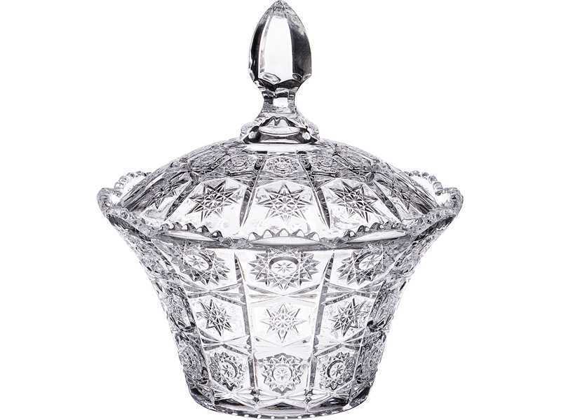 Конфетница Муза Кристалл 17х17х20см стекло арт.695-017 по цене 