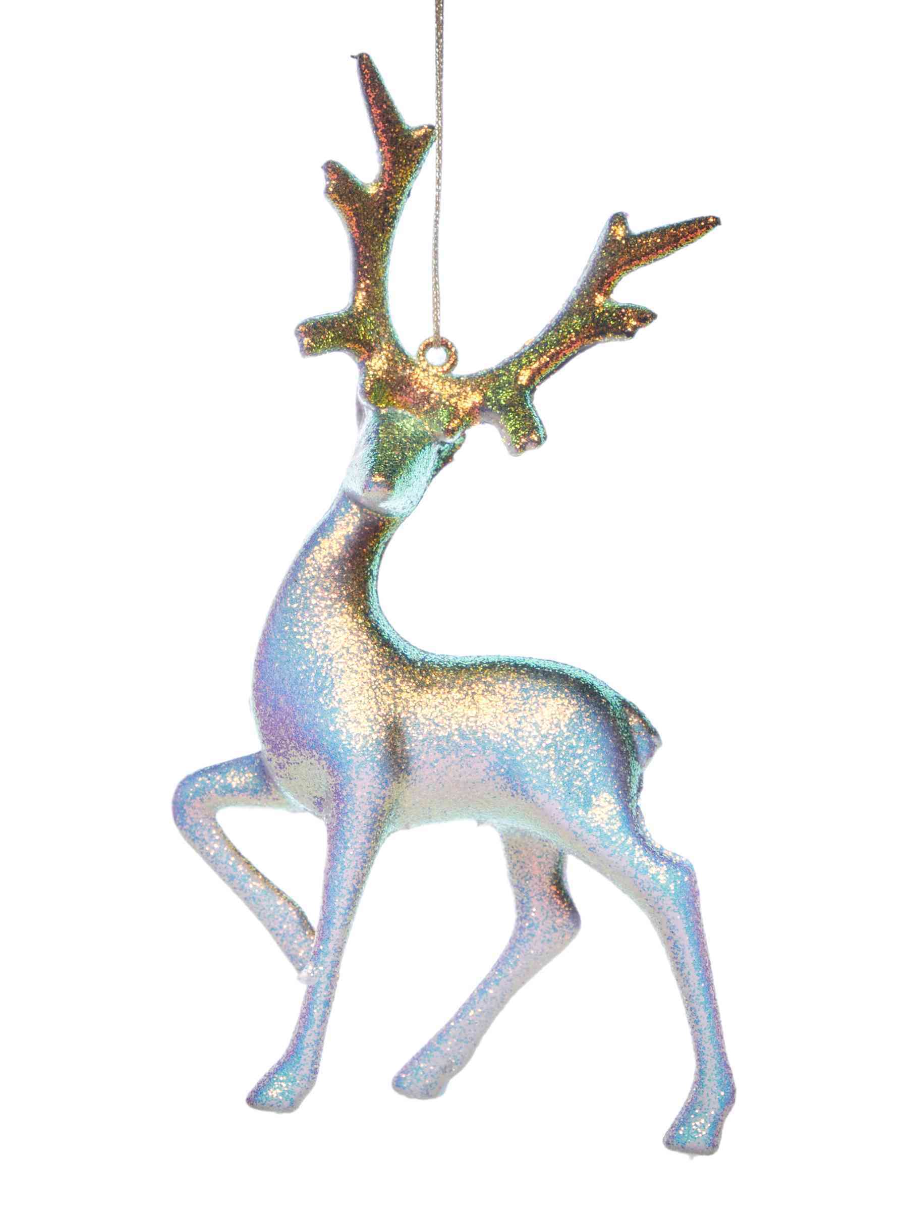 Украшение новогоднее подвесное Олень 4х9х17см арт.92204 по цене 