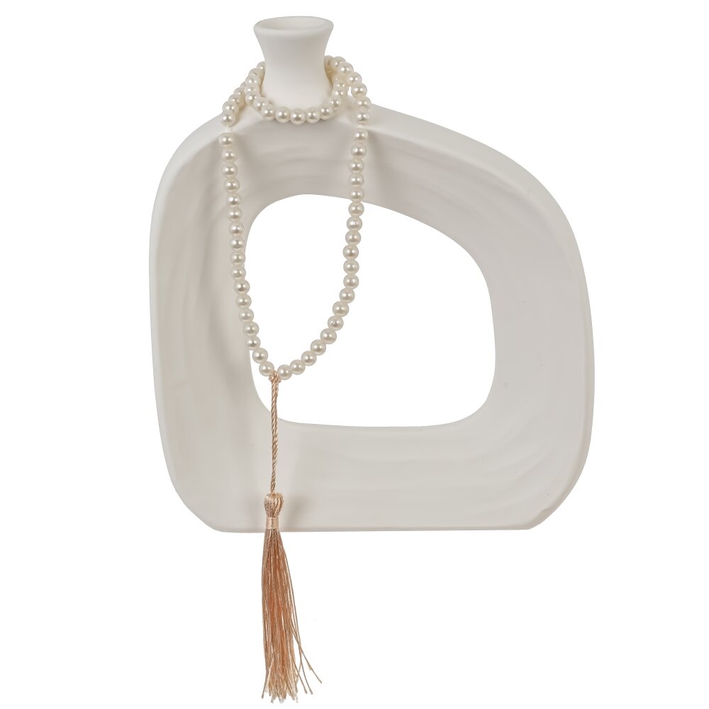 Ваза с ожерельем 17х5x20см, керамика арт.815539 по цене 