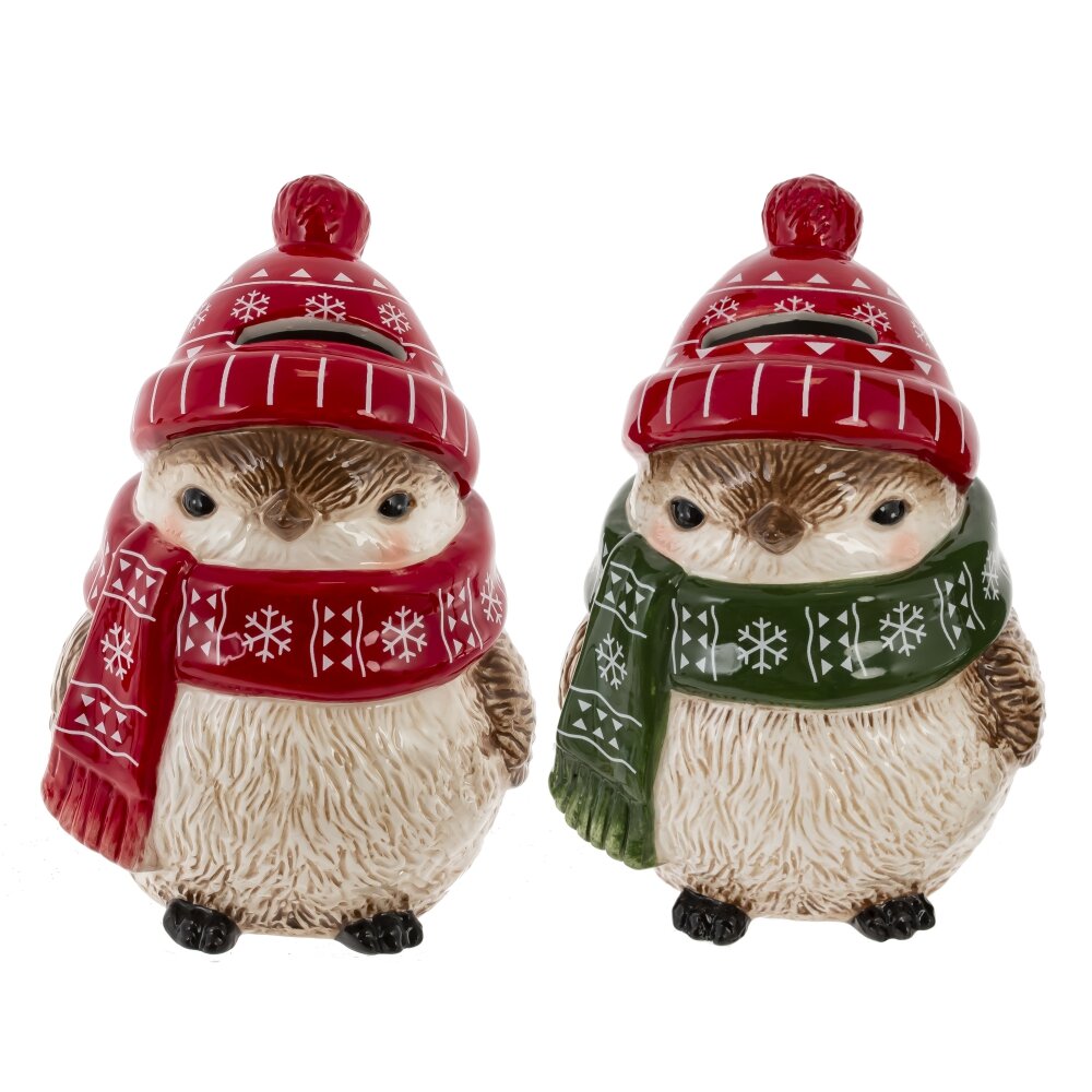 Копилка Сова 10х10х14см 2в., керамика арт.821727 по цене 