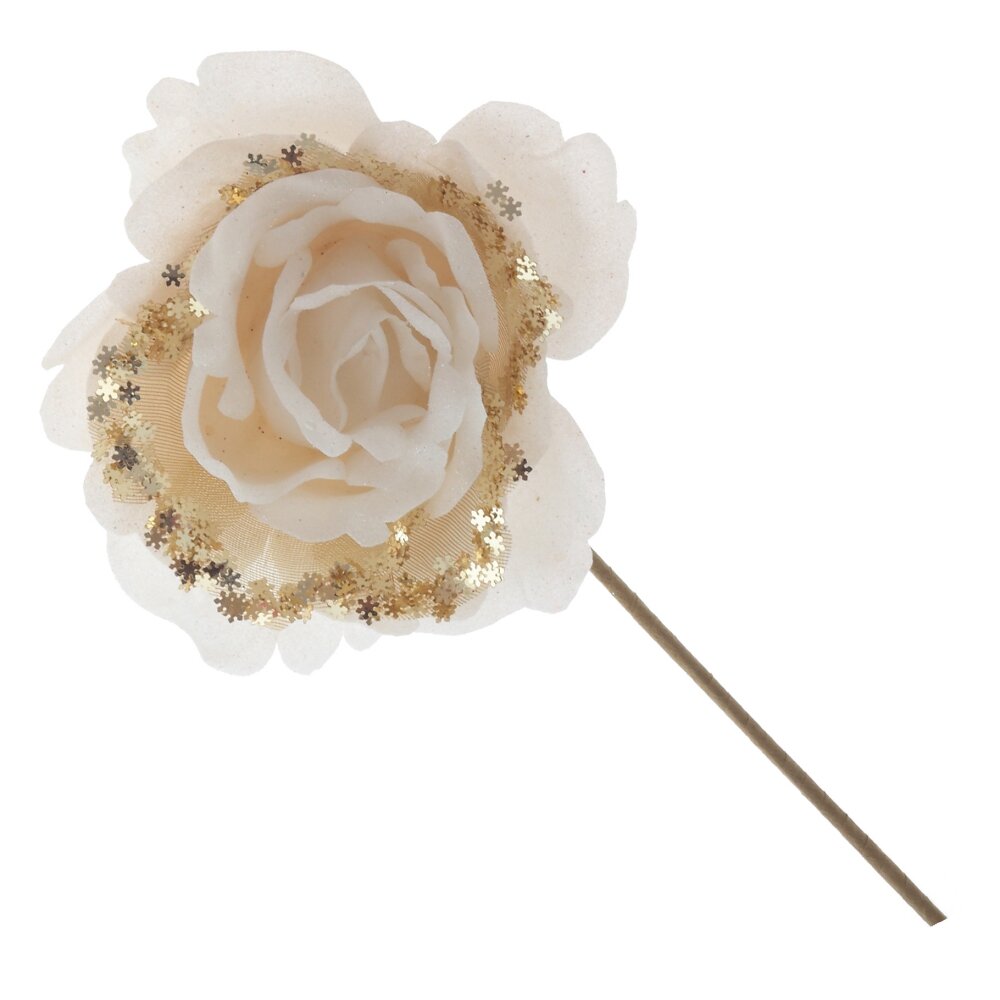 Цветок искусственный Роза 12х12х27см арт.812254 по цене 