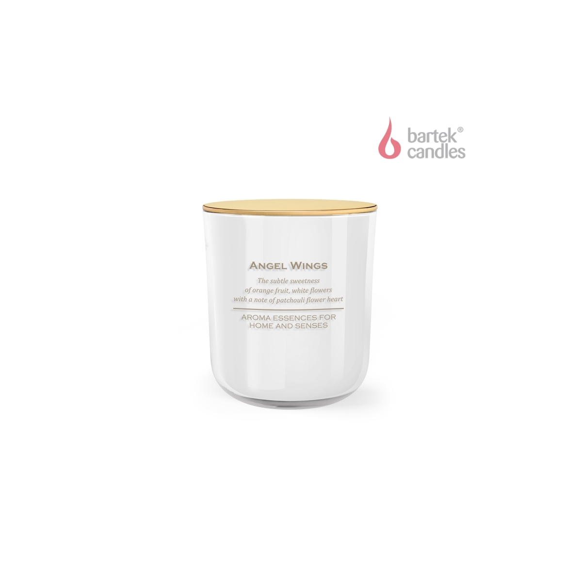 Свеча ароматизированная в стакане Ангельские крылья 150гр с крышкой по цене 