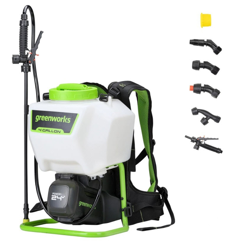 Опрыскиватель аккумуляторный Гринворкс 24V, без АКБ и ЗУ, арт.5300307 по цене 