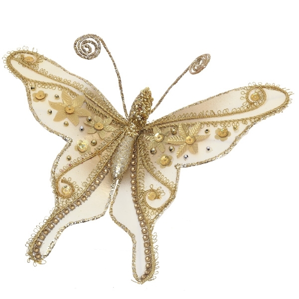 Украшение декоративное Бабочка, L22 W5 H22 см по цене 