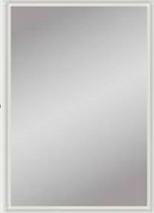 Зеркало в раме 55х80см, багет белый мдф арт.8Л0154 по цене 