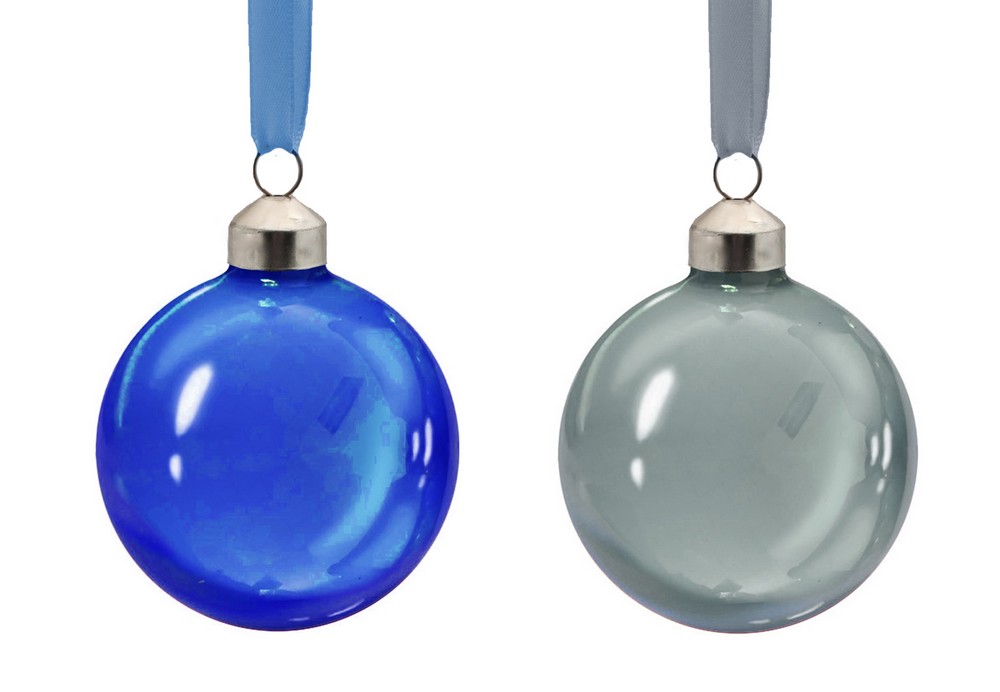 Украшение новогоднее Шар 8см цвет в ассортименте стекло арт.90722 по цене 