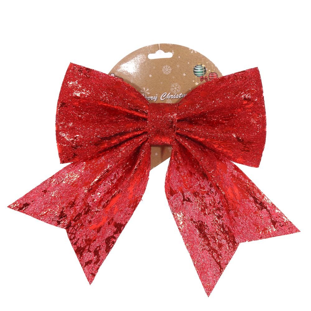 Изделие декоративное Бант красный 29х29х22см по цене 