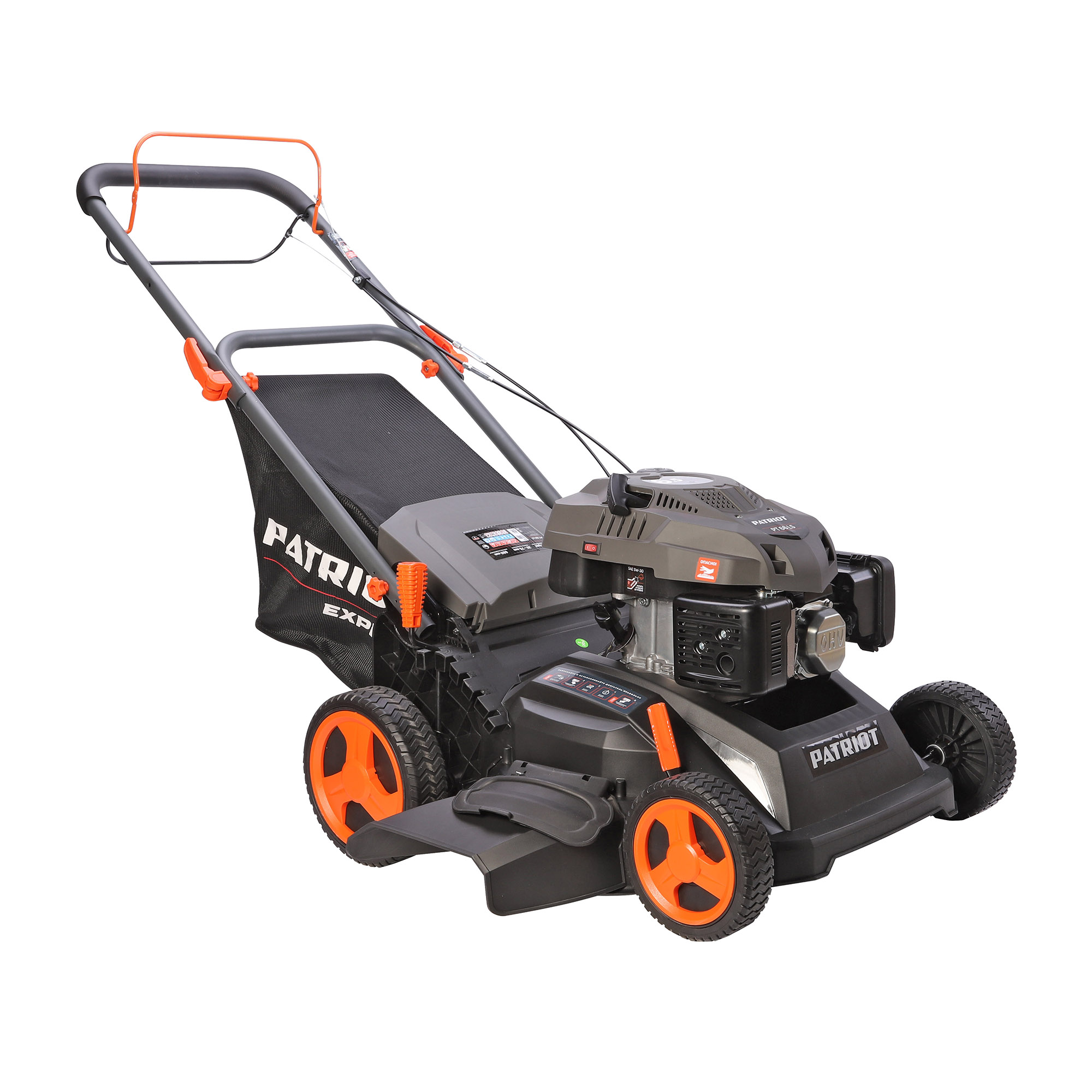 Газонокосилка бензиновая 2 ножа (6,5л.с., 66см, 60л) Патриот PT 66 ls по цене 