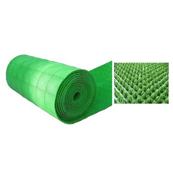Коврик дорожка Вортекс Травка основа ПВХ зеленый 90см, погонный метр по цене 