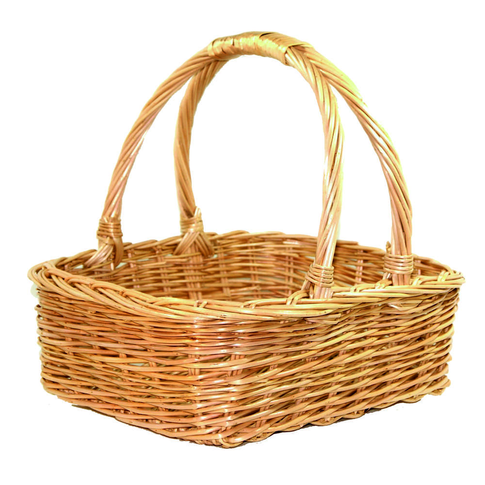 Корзина продуктовая прямоугольная 33см плетеная арт.НХП 0067/3/1 по цене 