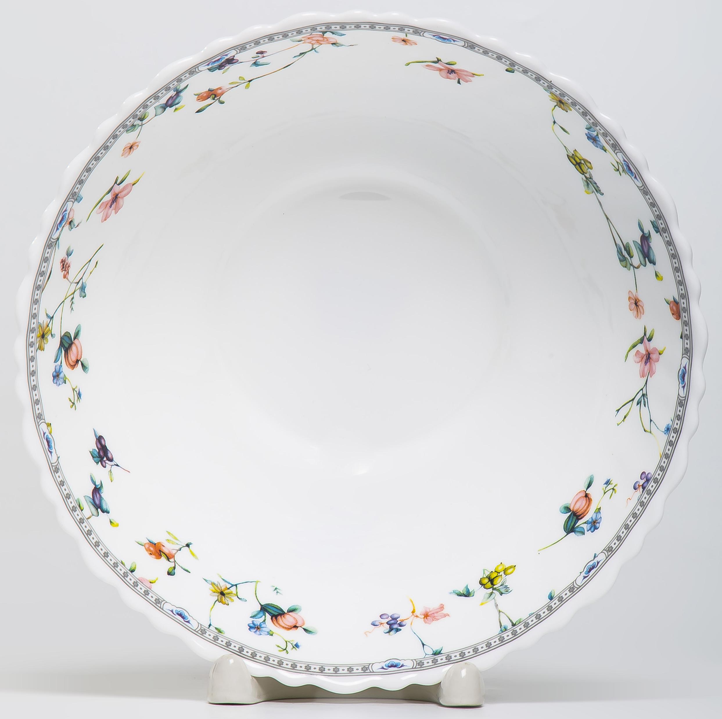 Салатник Зирана стеклокерамика белый 650мл 17,5см по цене 