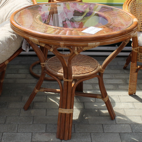 Стол обеденный d83см коньяк 02/09А по цене 