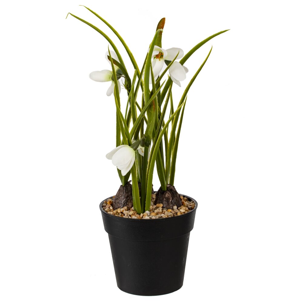 Композиция цветочная Подснежник 10x9,5x29см арт.816186 по цене 