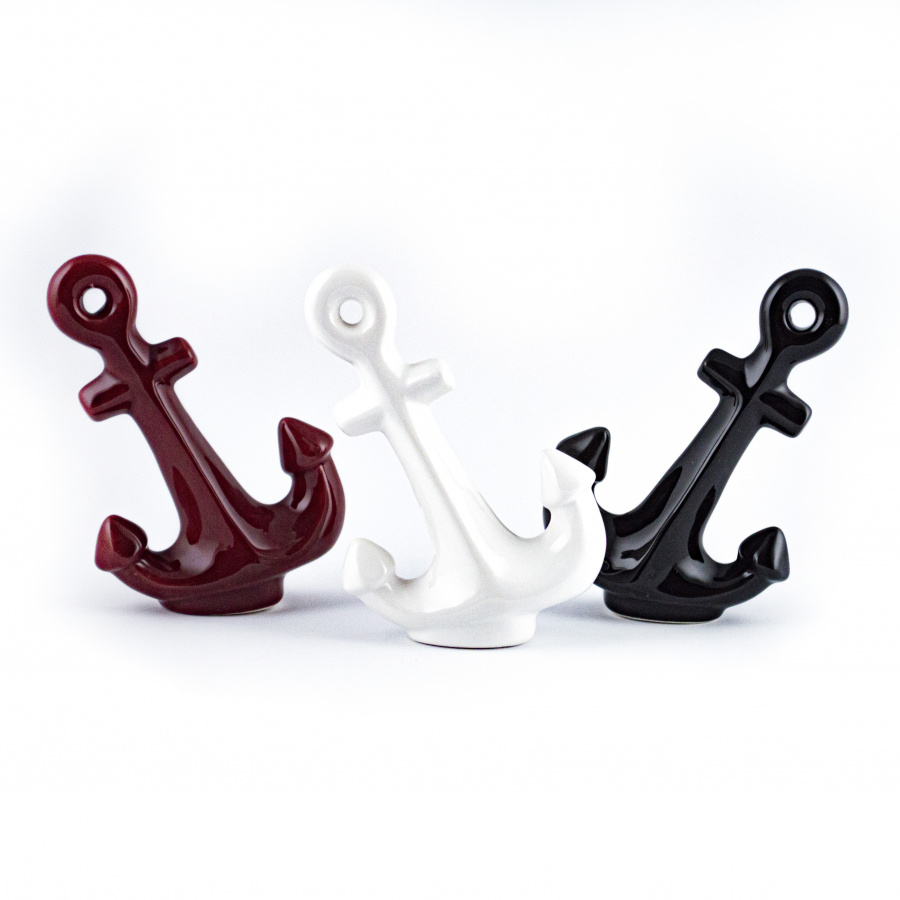 Фигурка декоративная Якорь 12x10x4см, керамика по цене 