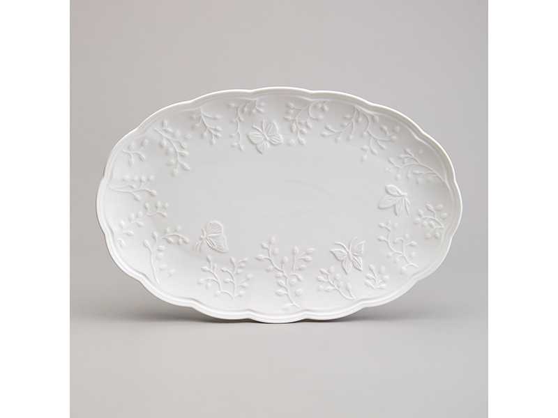 Блюдо овальное Лефард Лаванда 37x24x3см, фарфор арт.761-138 по цене 