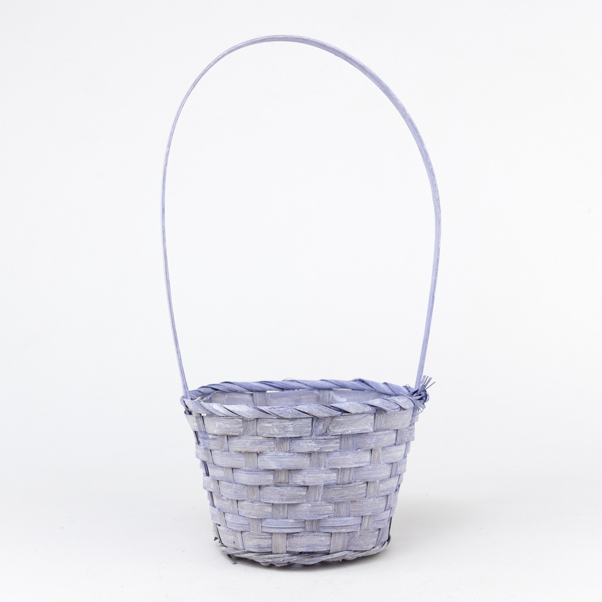 Корзина плетеная 15х9х31см сиреневый, бамбук по цене 