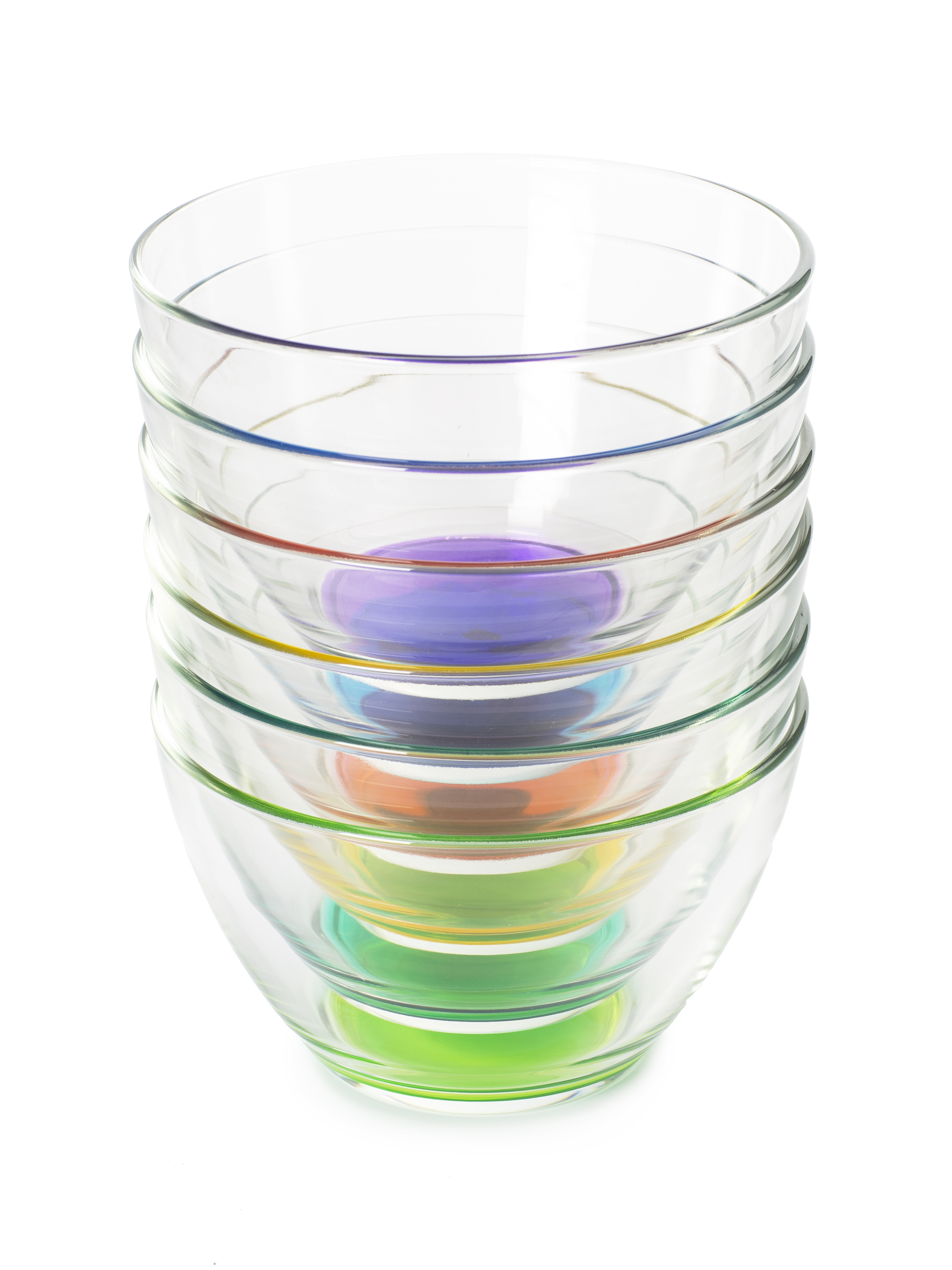 Салатник ГЛАДКИЙ лак микс 19см, стекло арт.07C1326LM по цене 